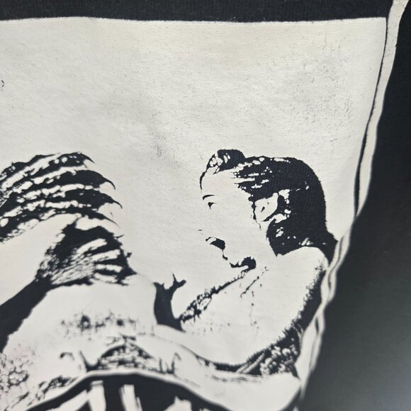 Left Alone Black 90s Punk Ska Band Classic Monster Shirt Size Medium - Picture 7 of 9